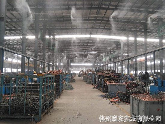 車間噴霧降溫降塵案例2 車間噴霧降溫降塵案例2