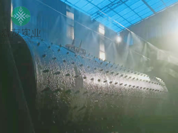 選礦車間安裝噴霧降塵系統