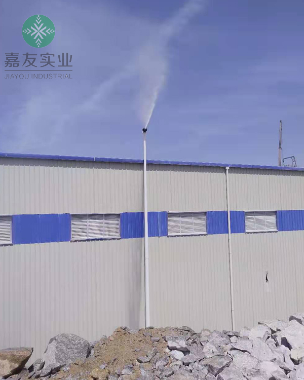 ：上海鵬砂實業(yè)有限公司漳州分公司安裝旋轉(zhuǎn)霧樁降塵系統(tǒng)案例