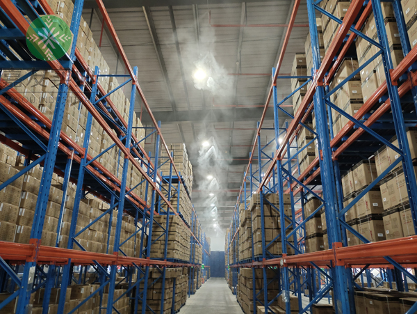 遠大醫藥藥品倉庫高壓微霧加濕器加濕4