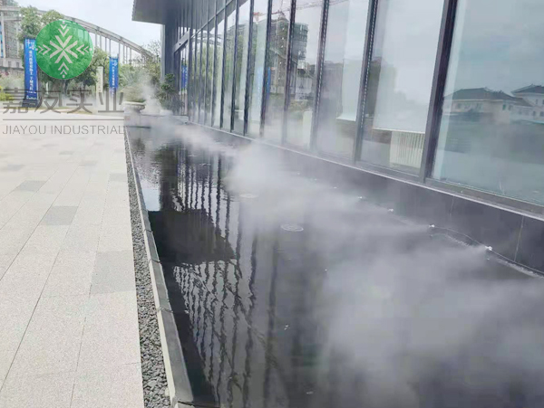 嘉興市秉易地產有限公司售樓部噴霧造景