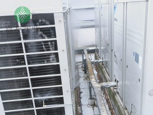 空調外機霧化降溫系統