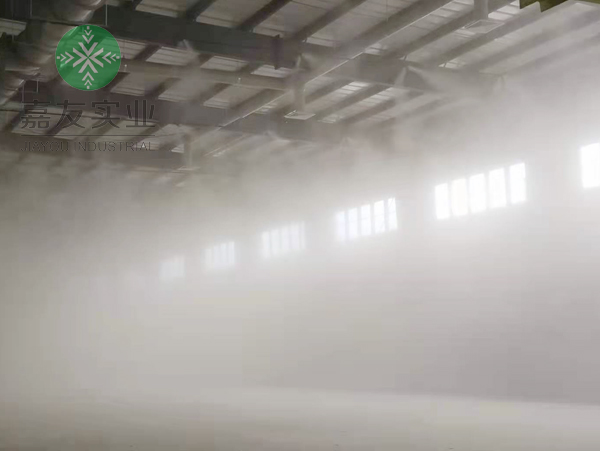 中科博聯有機固廢資源再生儲料棚噴霧降塵除臭9