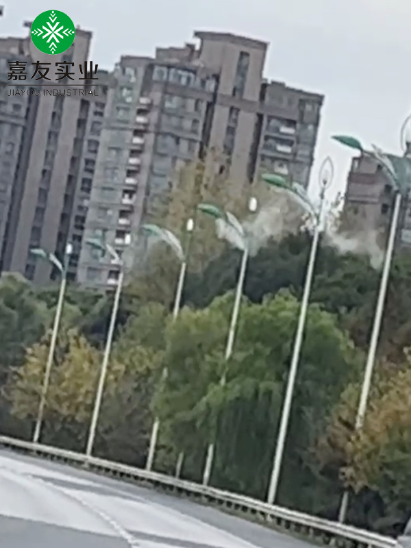 路燈桿噴霧降塵系統 (2)